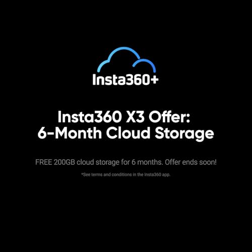 360 Action Camera - Insta360 X3 with 5.7K HDR Video, Waterproof, Standalone
