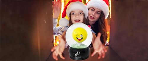Emoticon Golf Water Globe Puzzle – Fun Desk Challenge & Brain Teaser