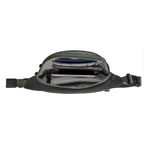 Travelon Anti-Theft The Voyages Waist Pack 11x6x2.5 in Black