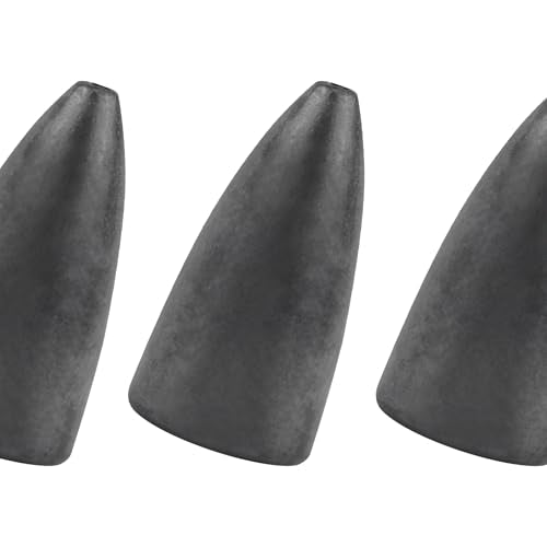 Bullet Fishing Weights 1/16oz - 30-Pack Lead Sinkers for Texas & Carolina Rigs