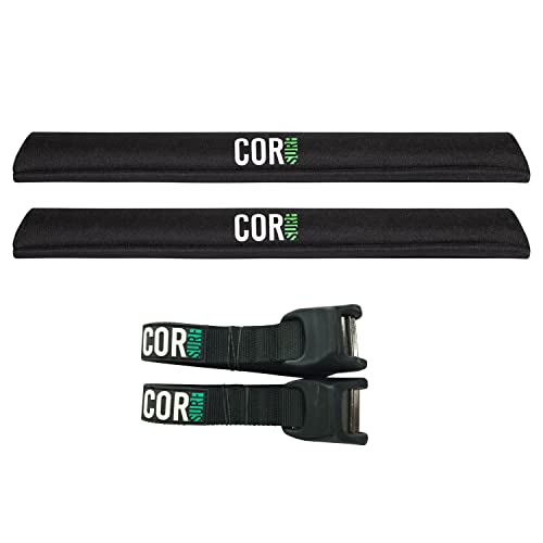 Aero Roof Rack Pads with Tie Down Straps - 28" Wide, 10' Length