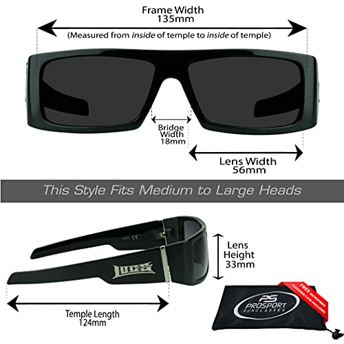 Super Dark Wrap Around Sunglasses for Men - Monte Carlo - Grey