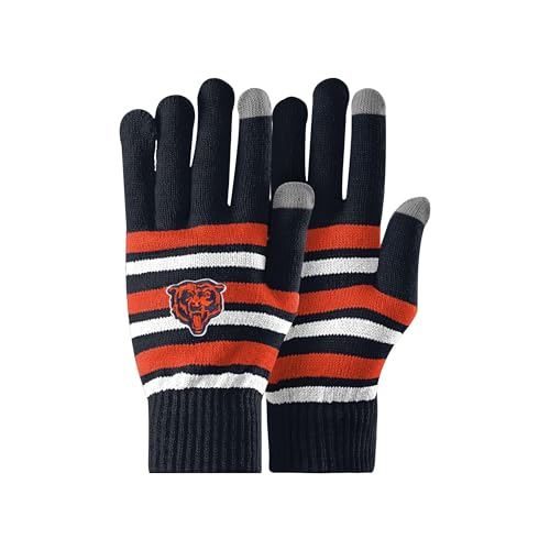 Chicago Bears Knit Hat & Gloves Set - Team Color, One Size
