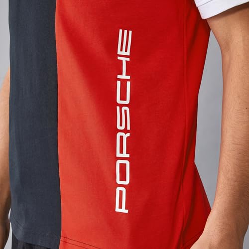 Porsche Motorsport Men's Stripe Polo - Large, Black