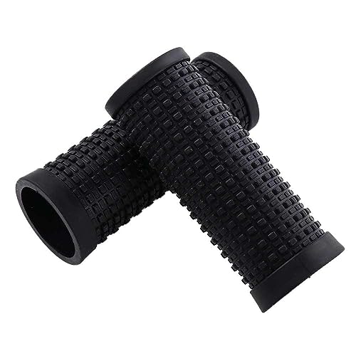 Bicycle Handlebar Grips - Black Protective Covers for 22.2mm
