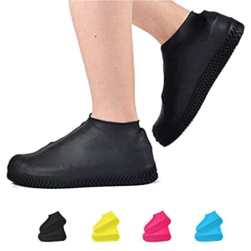 Waterproof Silicone Non-Slip Shoe Covers - X-Large Black