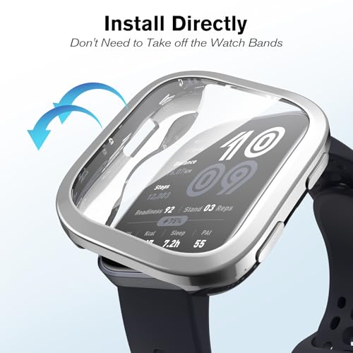 Fintie 3 Packs TPU Screen Protector Case Compatible with Amazfit Bip 6