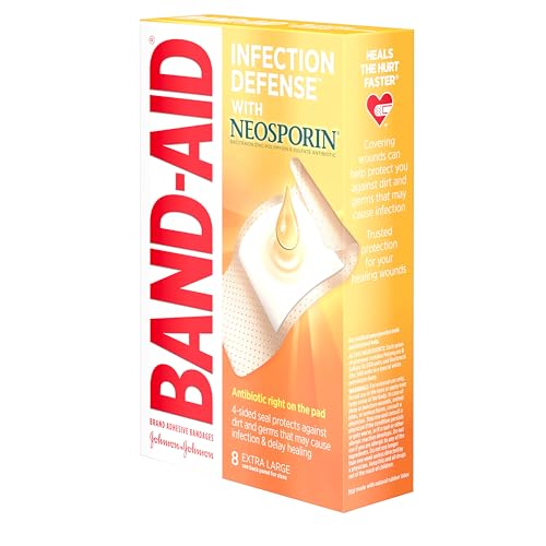 Infection Defense Adhesive Bandages - Extra Large - 8 Count