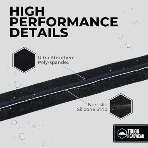 Tough Headwear Athletic Headband Set - Thin Headbands for Women