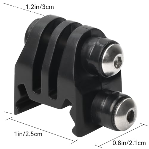 Picatinny Rail Mount Adapter for GoPro Action Camera - Black