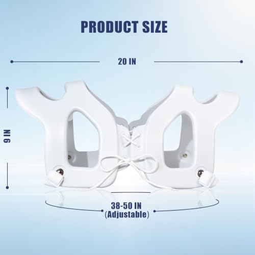 Clasextr Shoulder Injury Pad - Under Shoulder Protection for Football, Hockey & Lacrosse (Adult 20 x 9 in)