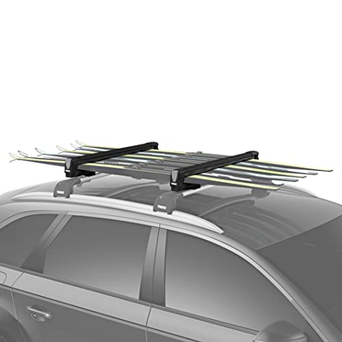SnowPack Ski & Snowboard Rack - Large (6 Pairs/4 Boards) - Black