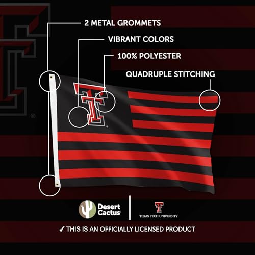 Texas Tech Red Raiders 3x5 Outdoor Flag - Officially Licensed Cactus Banner