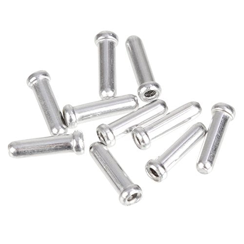 Alloy Bike Derailleur Cable Tips - Pack of 10