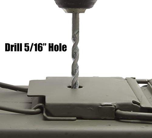 Lock Kit for Steel Ammo Cans - 1 Count, Fits 50 Cal & More