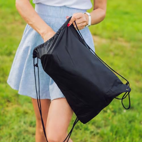 2-Pack Drawstring Backpack Gym Bag - Sturdy 16-inch Cinch Sack