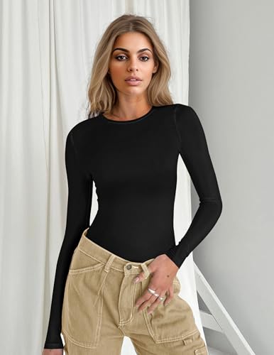 Women's Long Sleeve Thermal Compression Undershirt - Super Stretchy Base Layer Top