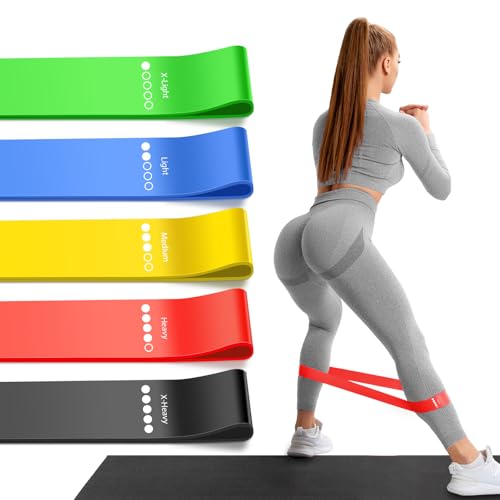 5 Level Resistance Bands Set for Full-Body Workouts
