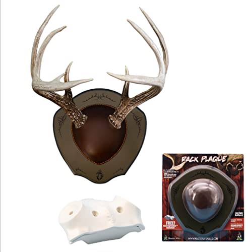 Deer Antler Mounting Kit with Plaque - Easy Wall Display for Shed & Harvested Antlers