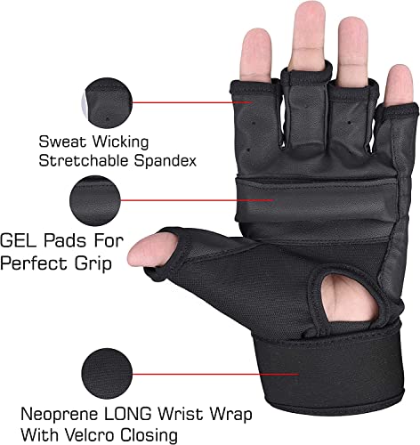 SAWANS Punch Bag Boxing Gloves Karate Mitts MMA Body Combat Taekwondo