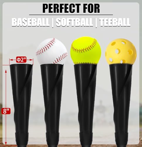 Baseball Batting Tee with Adjustable Height 25" to 37"