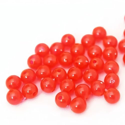 Fishing Bead Kit - 200pcs Red Lure Accessories for Enhanced Angling
