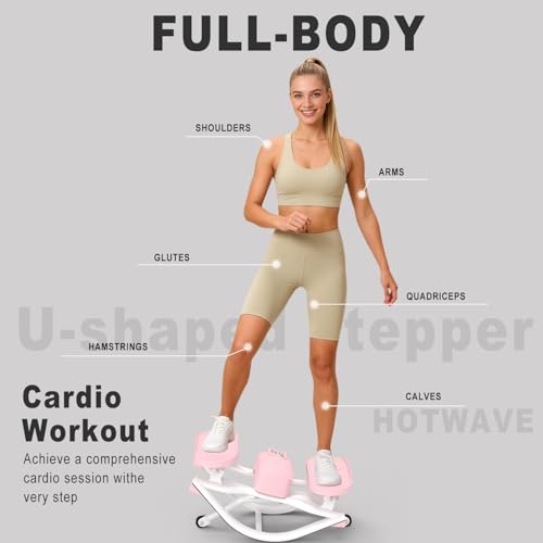 Rock Stepper Exercise Machine - 350lbs Capacity, Pink