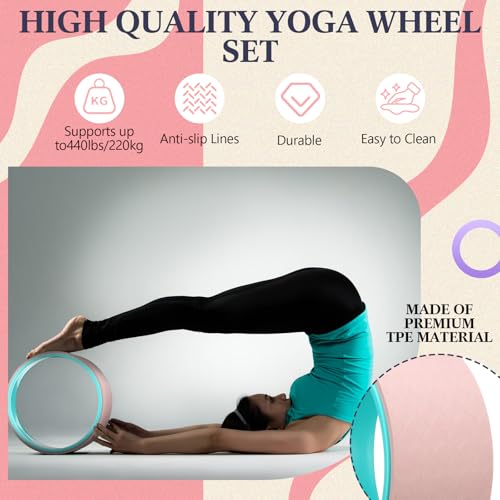 5-in-1 Yoga Wheel Set with Resistance Bands & Massage Ball