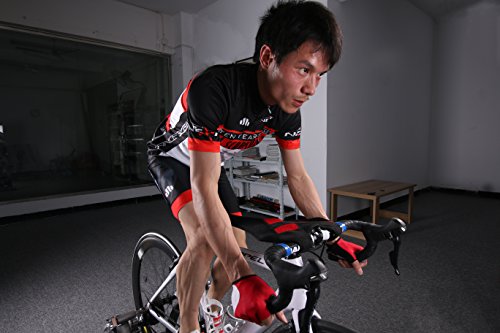ROCKBROS Bicycle Trainer Sweat Guard Frame Protector Absorbs Sweat Black Red