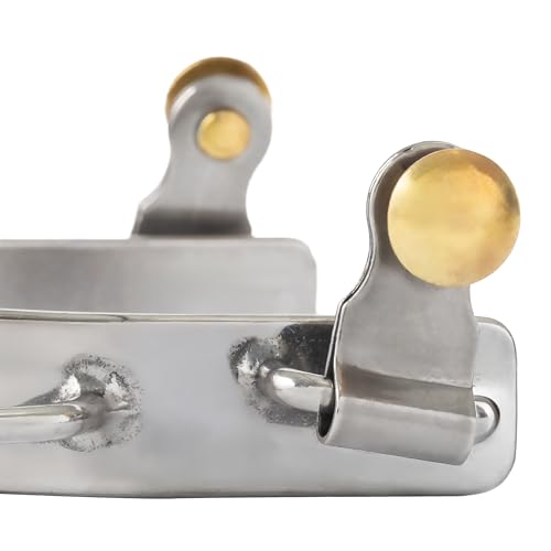 Weaver Leather Womens Barrel Spurs Silver 3/4" Band - 1 Pair