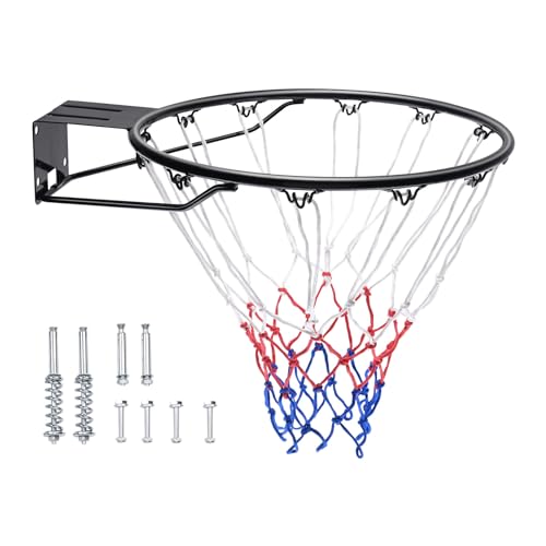 Portable Basketball Hoop with 18-Inch Rim - Wall Mounted