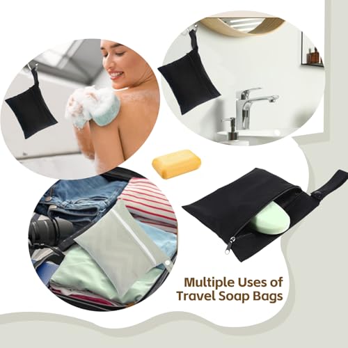 Travel Soap Bag Set - Waterproof & Leakproof Soap Pouches