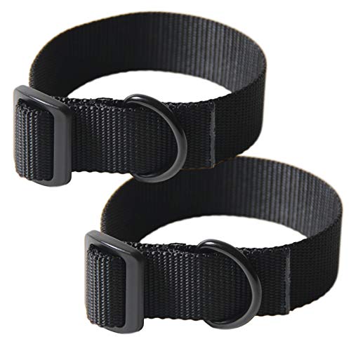 Adjustable Tactical Gun Sling - 1.25" Nylon Strap, 2 Pack - Black