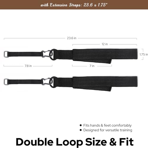 AlweizU Pilates Loops for GM2S Smart Home Gym Black - Compatible with Speediance