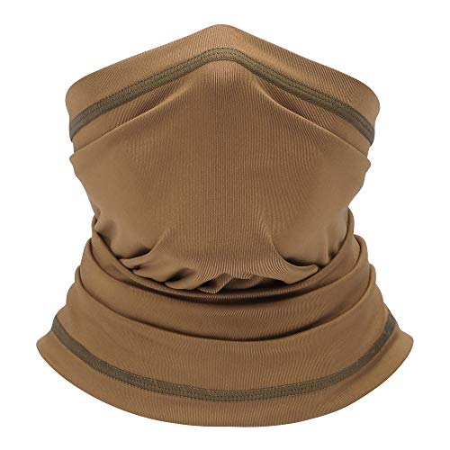Breathable Neck Gaiter Cooling Face Mask for Men - Sand