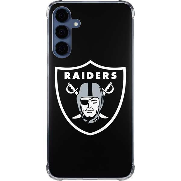 Clear Phone Case for Galaxy A35 5G - NFL Las Vegas Raiders Logo