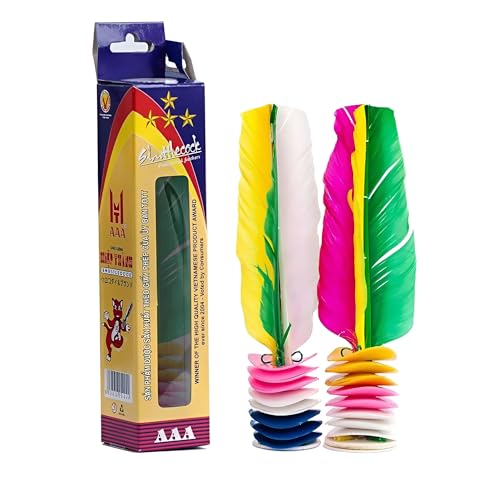 2PCS Jianzi Shuttlecock - Feather Foot Sports for Indoor/Outdoor Play