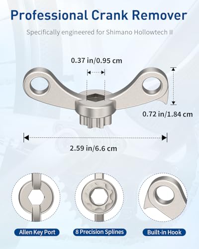 Bicycle Headset Press Tool with Crank Arm Removal Tool