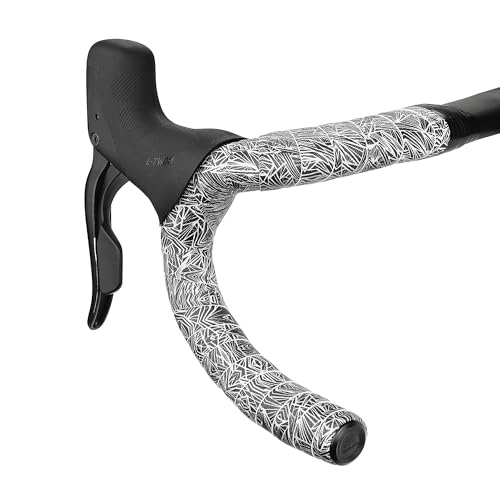ATWEINA Grey Attitude Fade Road Bike Handlebar Tape - Non-Slip Cycling Wrap