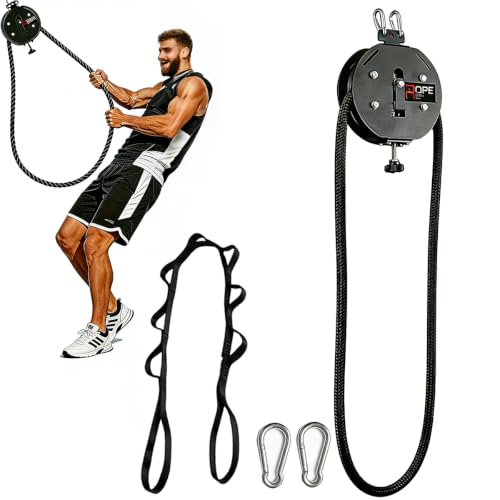Endless Rope Trainer - Adjustable Resistance Cable Machine for Home Gym