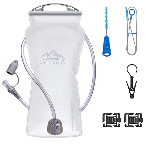 White 3L Hydration Bladder Kit with Cleaning Supplies - Zelvot Water Reservoir