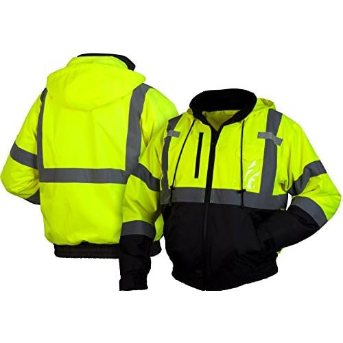 Pyramex RJ31 Series Waterproof Bomber Safety Jacket With Fleece