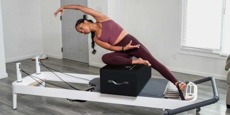 Pilates Sitting Box for Reformer - Durable Portable Accessory