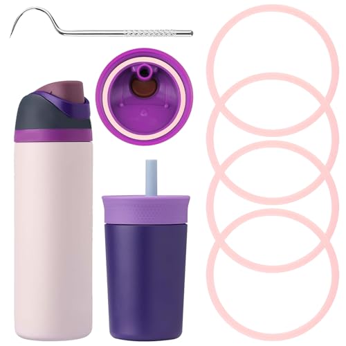 4-Pack Pink O Ring Gaskets for Owala FreeSip Water Bottles
