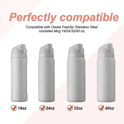 Silicone Replacement Stoppers for Owala FreeSip Bottles - Pink