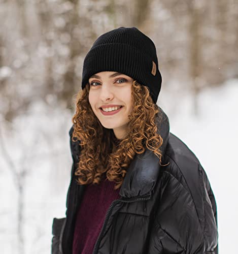 Winter Beanie for Men and Women - Soft Fleece Lined Knit Hat