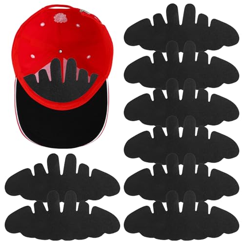8-Piece Baseball Cap Insert Set - Flexible Hat Shaper & Sweat Liner