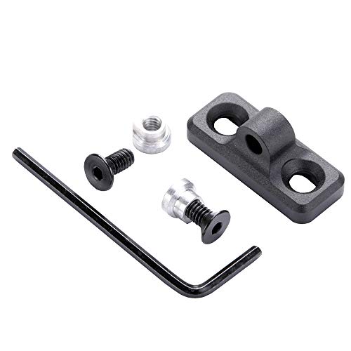 Gun Sling Mount - Low Profile Aluminum Sling Swivel for Keymode - Black