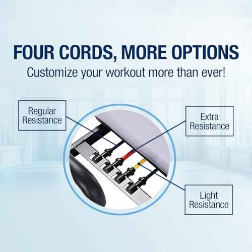 Adjustable Pilates Reformer Machine with Cardio Rebounder