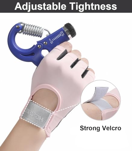 Workout Gloves for Women & Men - Full Palm Protection, Small Black